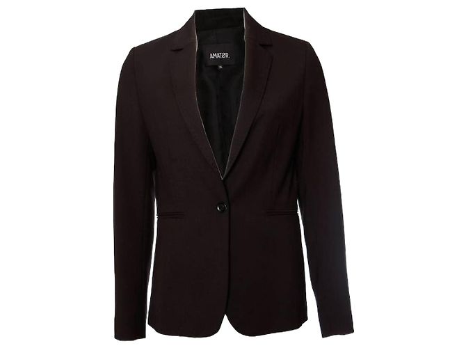 Autre Marque Amator, Schwarzer Blazer in Größe XS.
