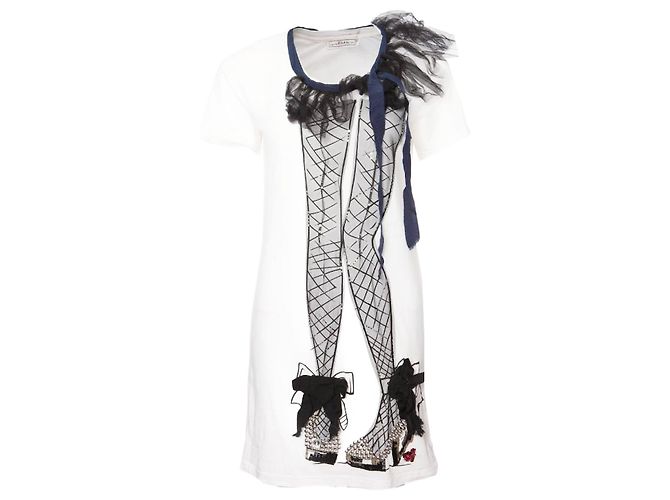 Lanvin For H&M Lanvin X H&M, Camiseta blanca con estampado Blanco