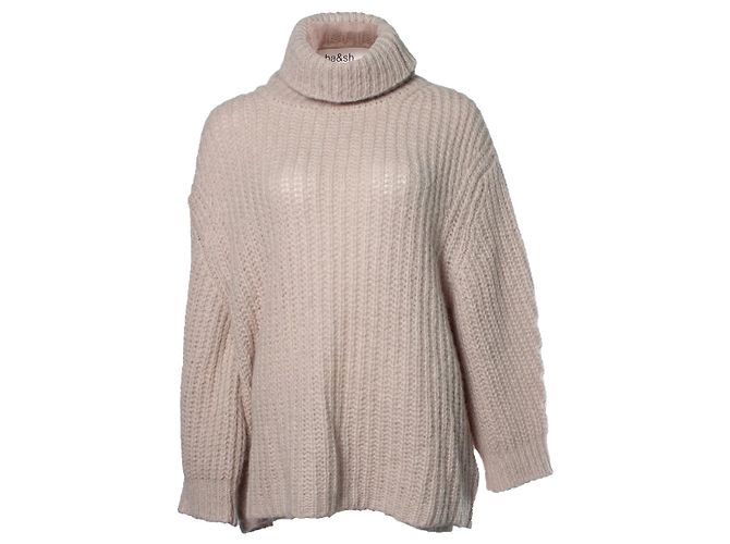 Autre Marque Ba&Sh, Beiger, übergroßer Rollkragenpullover