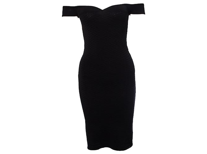 IRO, off shoulder nunzia dress in black Viscose  ref.1003780