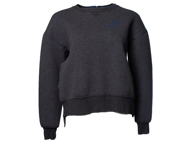 Autre Marque Nike, suéter oversize con encaje Gris