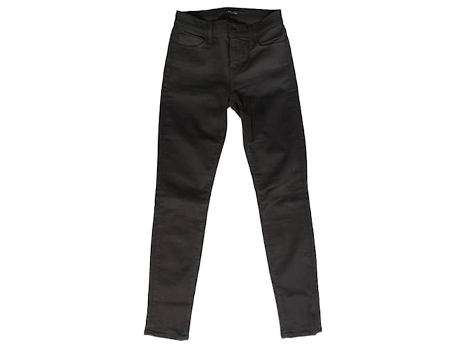 J Brand, Black Jeans (Skinny leg) in size 25. Cotton Denim  ref.1003844