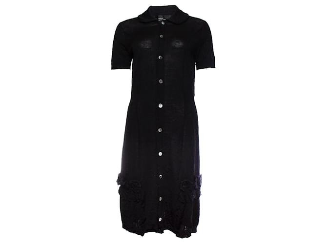 Comme Des Garcons Comme des Garçons, Tricot dress Black Polyester Wool  ref.1003855