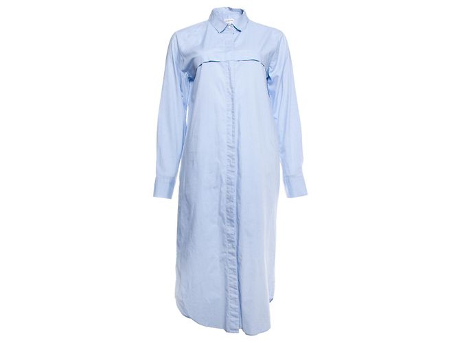 Autre Marque Cloe Stora, Vestido camisero en azul