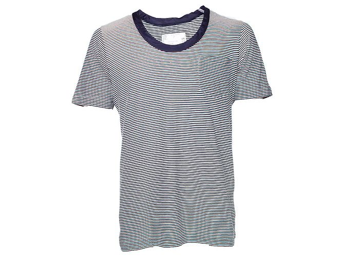 Sacai, Camiseta listrada azul e branca