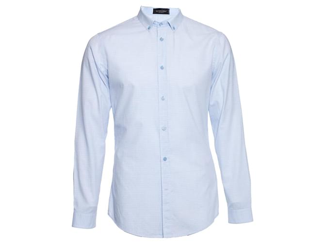 Viktor & Rolf, Light blue checked shirt. Cotton  ref.1003953