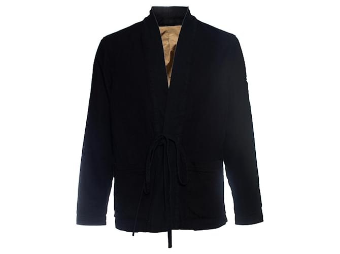 Autre Marque Denham, Blazer jacket in black Cotton  ref.1003993