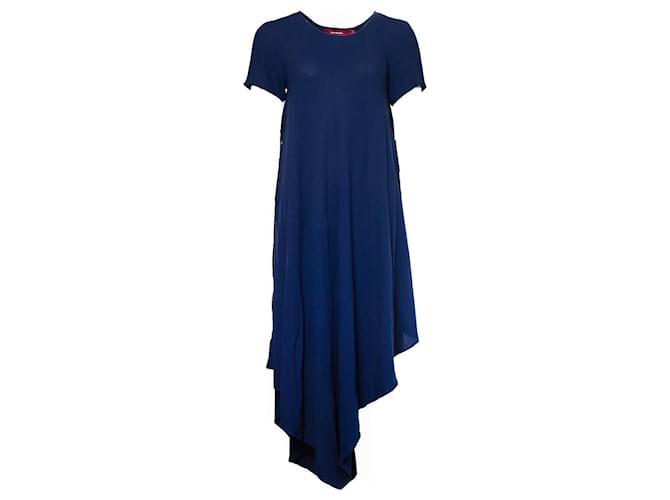 Autre Marque Sies Marjan, Blaues asymmetrisches Kleid Viskose  ref.1004003