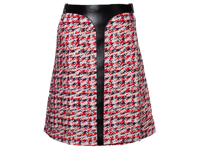 Louis Vuitton, Tweed wrap skirt Multiple colors Polyester  ref.1004016