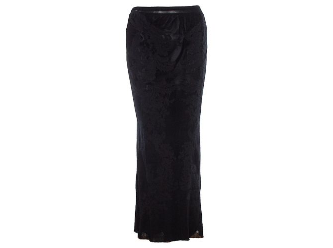 Issey Miyake, Maxi-Spitzenrock Schwarz