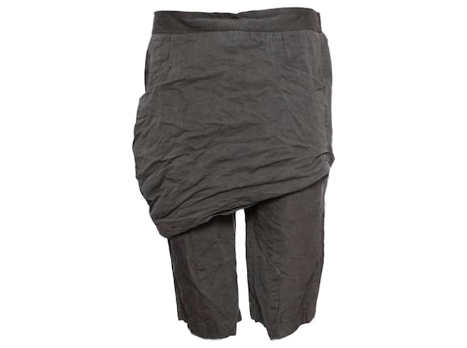 Autre Marque Thamanyah, pantaloncini verde rasoio all'interno della gamba Cotone  ref.1004064