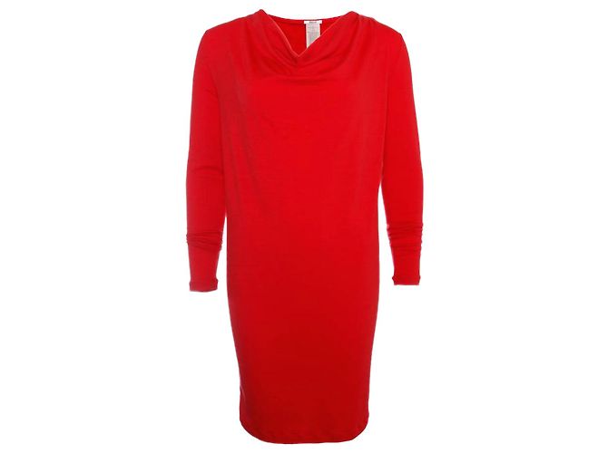 WOLFORD, rotes Wollkleid.