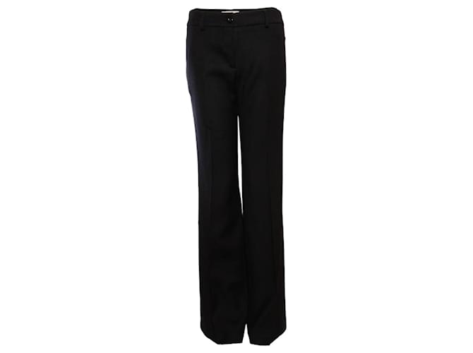 Red Valentino Roter Valentinstag, schwarze Pantalons Wolle  ref.1004076