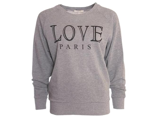 Autre Marque Nikki, grey sweater with print Cotton  ref.1004082