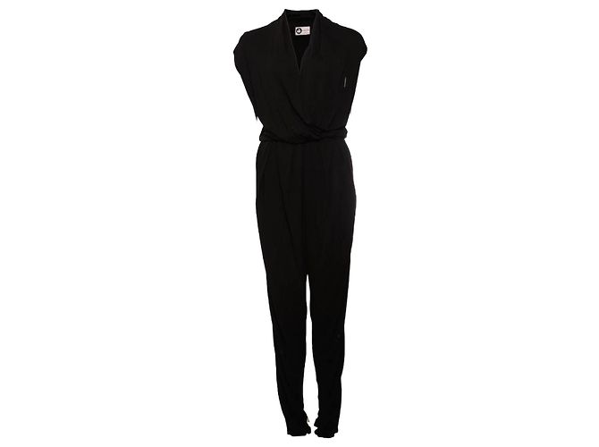 LANVIN, schwarzer Overall in Größe 36/S.