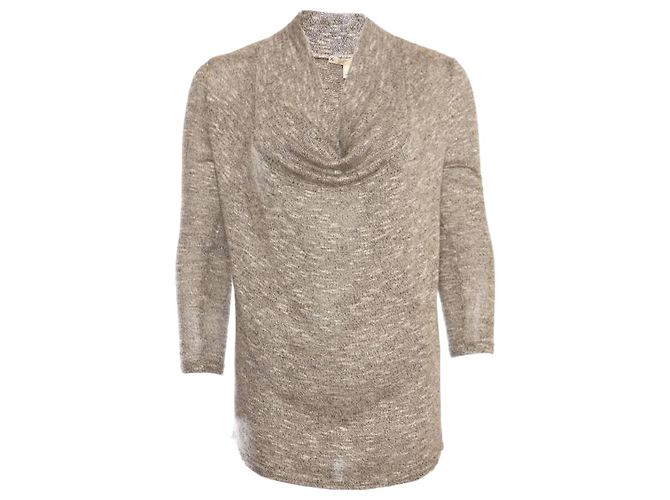 Top bege de viscose Joie XS Marrom