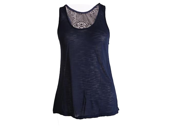 Autre Marque Blue life, blue top with lace on the back Black  ref.1004148