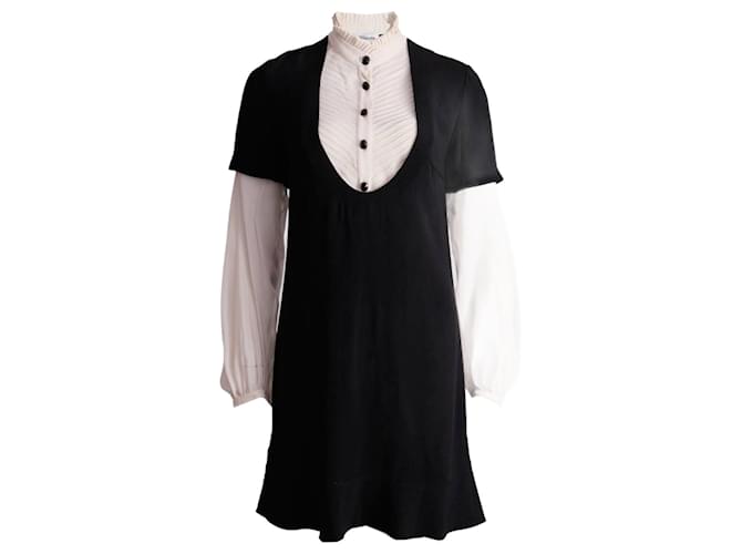 Temperley London, schwarzes viktorianisches Kleid. Seide  ref.1004155