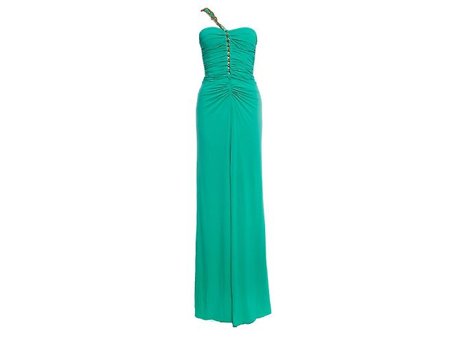 BLUMARINE, Maxikleid in Türkis Blau