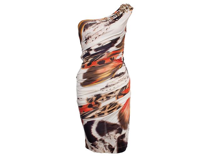 BLUMARINE, Draped one shoulder dress Multiple colors