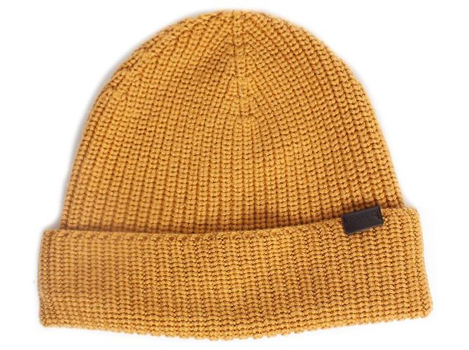 Autre Marque Coach, ochre wool beanie Yellow
