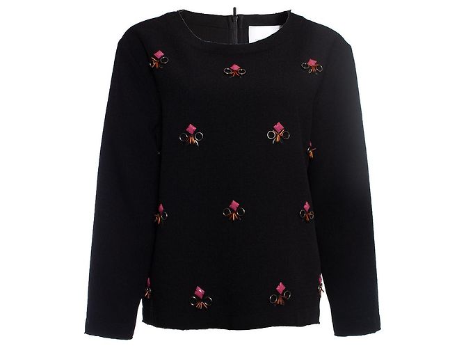 Autre Marque Claes Iversen, Top oversize nero