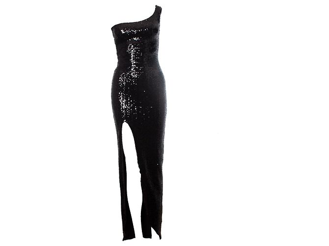 Autre Marque Nookie, Zauberhaftes One-Shoulder-Kleid Schwarz