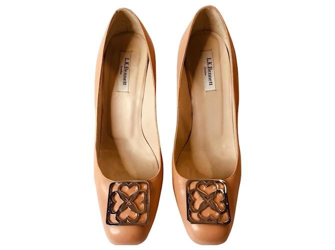 Lk Bennett LK Benett Lederpumps Beige  ref.1004277