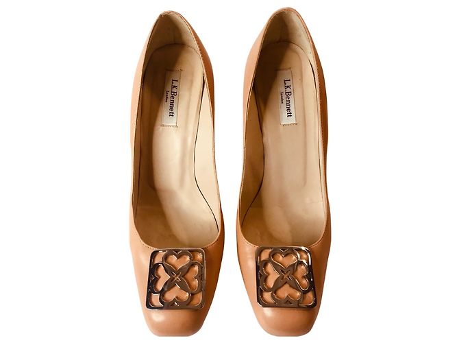 Lk Bennett Sapatos de couro LK Benett Bege