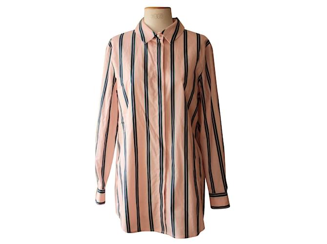Weill striped shirt Pink Cotton  ref.1004286