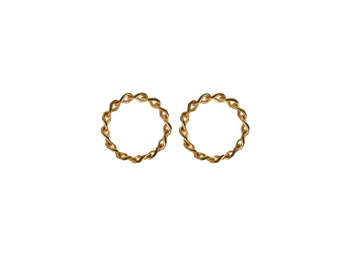 Autre Marque Collection Privée Chain Bangles Golden