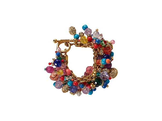 Bracelet Gianfranco Ferré avec perles et pierres Métal Multicolore  ref.1004374