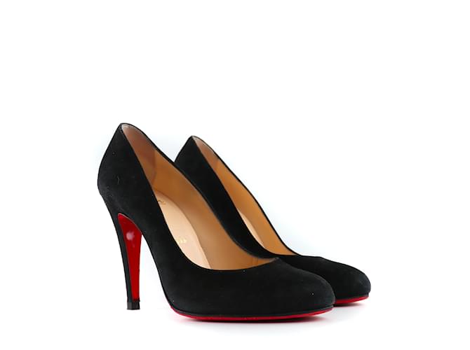 Christian Louboutin Miss Sab Suede Red Sole Pumps - Bergdorf Goodman