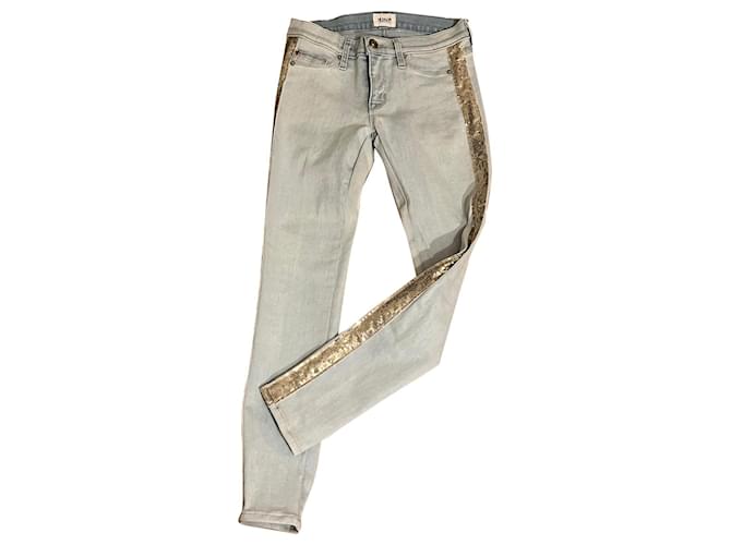 Hudson Jeans Blu Cotone  ref.1004441
