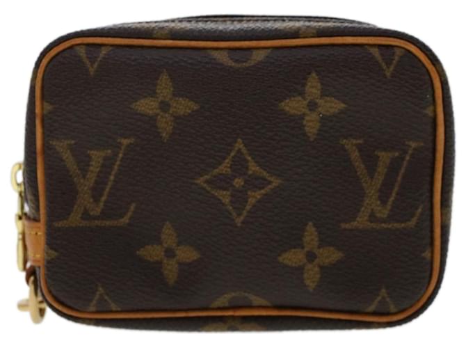 LOUIS VUITTON Monogram Trousse Wapiti Mini Pouch