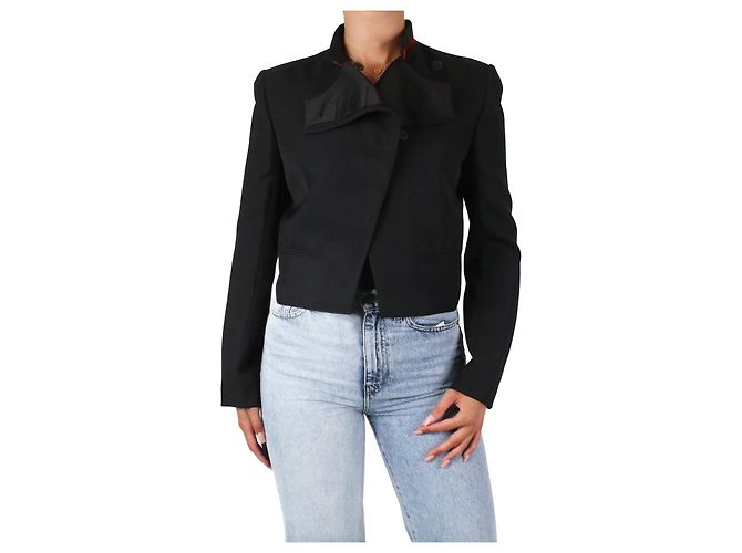 Haider Ackermann Black buttoned jacket - size FR 36
