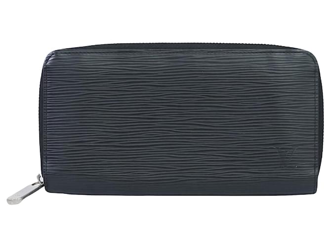 Louis Vuitton Zippy Wallet Cuir Noir  ref.1005013