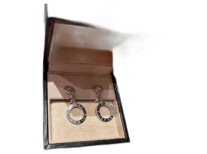 Autre Marque Orecchini Bvlgari Bvlgari in oro bianco e diamanti
