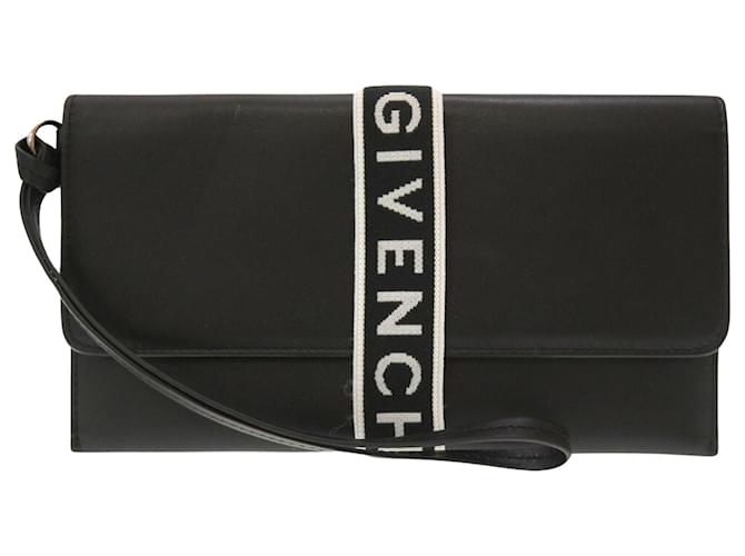 GIVENCHY Black Leather  ref.1005063