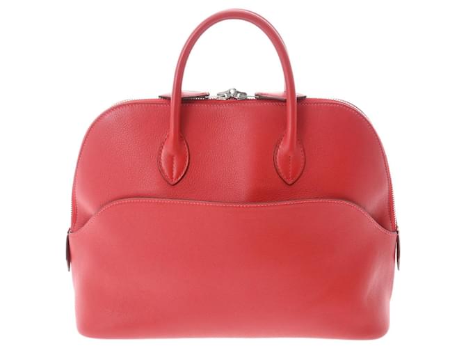 Hermès Bolide Red Leather  ref.1005134