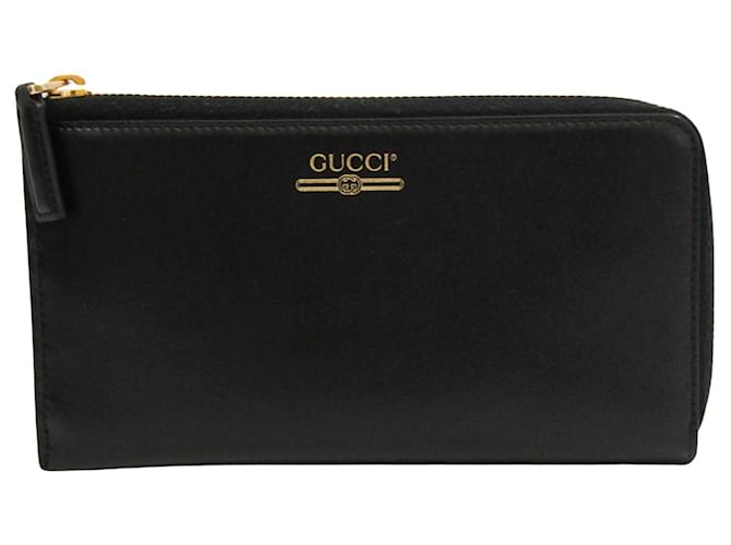 Gucci Negro Cuero  ref.1005178