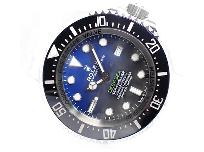 ROLEX Deepsea D bleu Réf.126660 '18 acheté Hommes Acier Argenté  ref.1005381