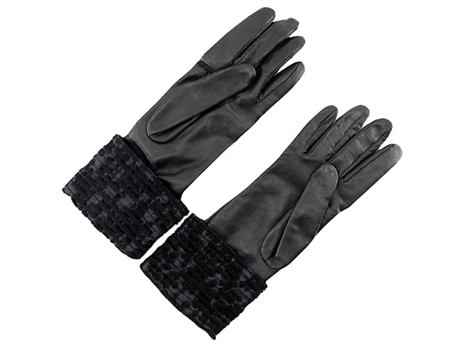 Hermès Black Leather  ref.1005440
