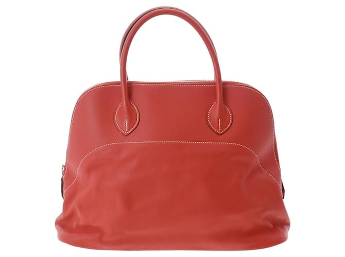 Hermès Bolide Red Leather  ref.1005450