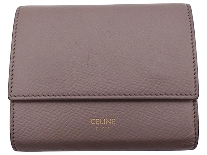 Céline Grey Leather  ref.1005453
