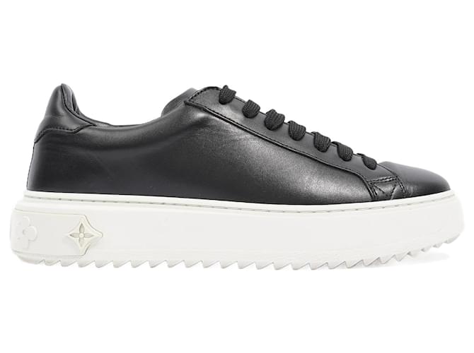 Louis Vuitton Monogram Calfskin Time Out Sneakers - Size 7.5