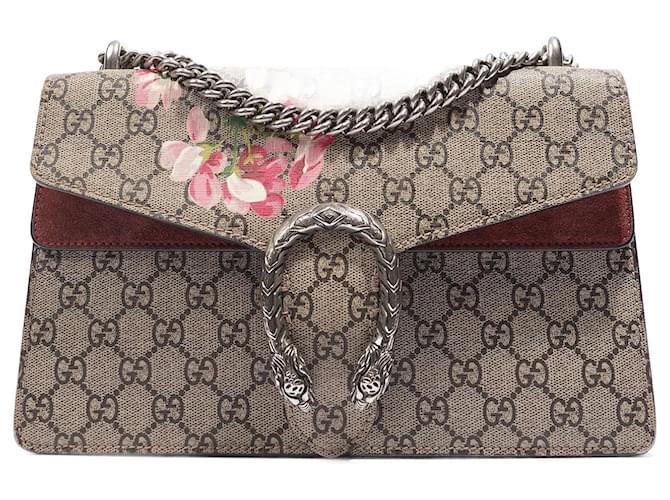Gucci Dionysus GG Supreme Bloom Floral Medium Shoulder Chain Bag