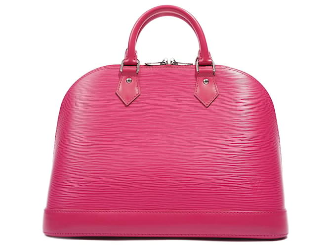 Louis Vuitton Pink Epi Leather Alma BB Satchel Louis Vuitton