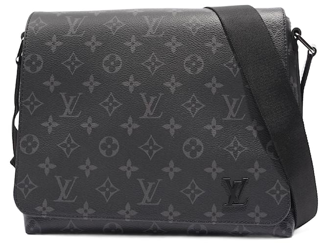Louis Vuitton Mens District Messenger Bag Monogram Eclipse PM Cloth  ref.1005566 - Joli Closet