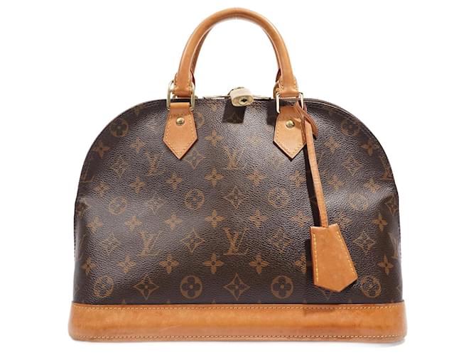 LOUIS VUITTON Damen Alma aus Leder in Braun